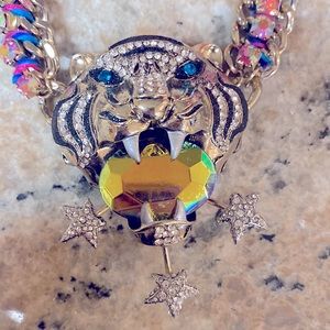 Betsey Johnson tiger necklace